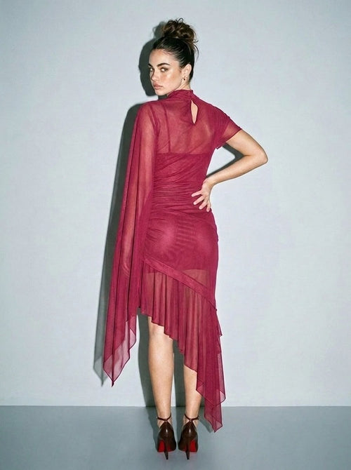 Vestido Burgandy